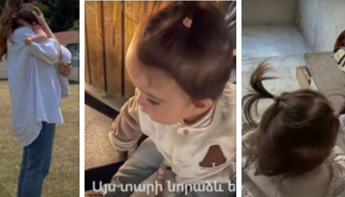 Հայկ Պետրոսյանի կինը ցույց է տվել դստերը. միայն տեսեք՝ նա ում է նման
