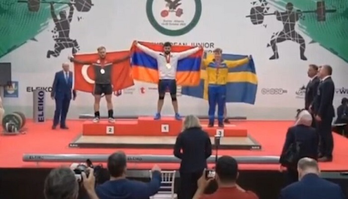 Հայ չեմպիոնի և թուրքի միջև հրմշտոց է սկսվել՝ թուրք մարզիկի անվայել պահվածքից․ տեսանյութ