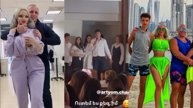 Լիլի Մորտոն որպես ծնող գնացել է իր ամուսնու երեխայի վերջին զանգին․ տեսանյութ